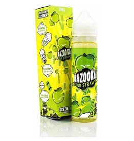 Bazooka Sour Straws - Green Apple