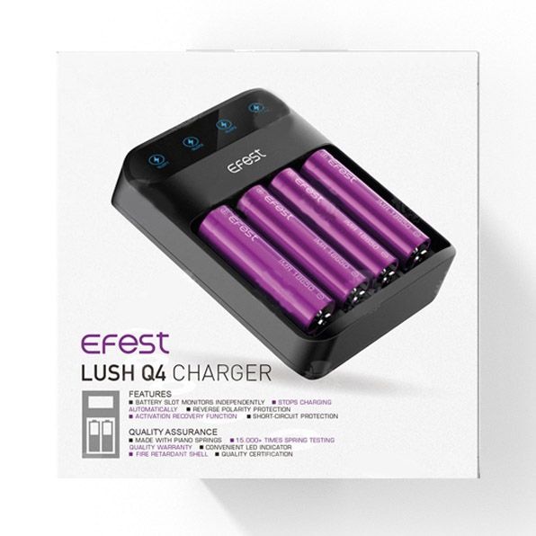 Efest LUSH Q4 Batterij Oplader