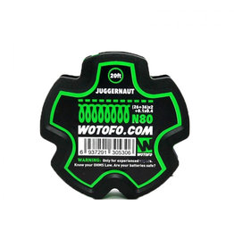 Wotofo Juggernaut 26 + 36 x2 + 0.1x0.4 N80 wire - 20ft