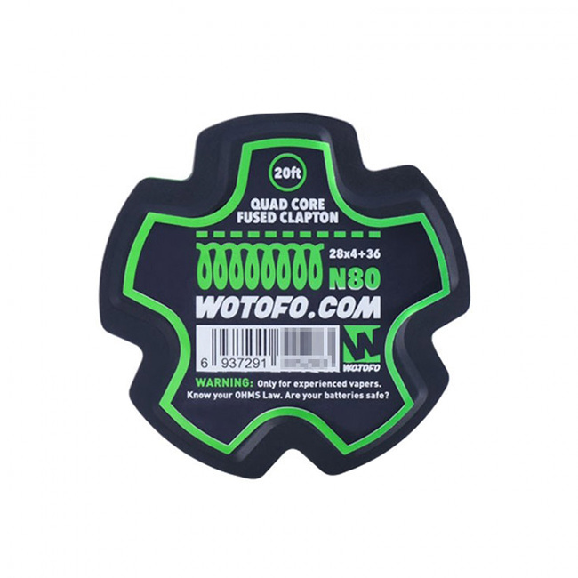 Wotofo Quad Core Fused Clapton Draad - 20ft