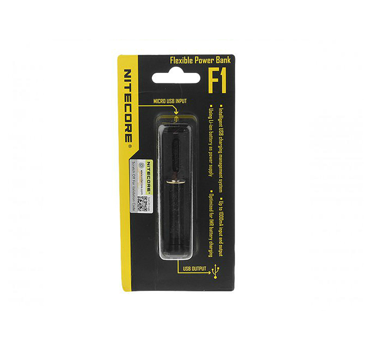 Nitecore F1 oplader