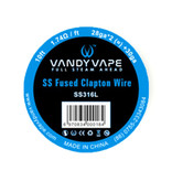 Vandy Vape- SS Fused Clapton Wire SS316L/28ga*2(=)+30ga 10ft