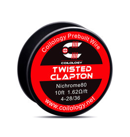 Coilology Prebuilt Wire - Twisted Nichrome80  /FT 4-28 - 10FT