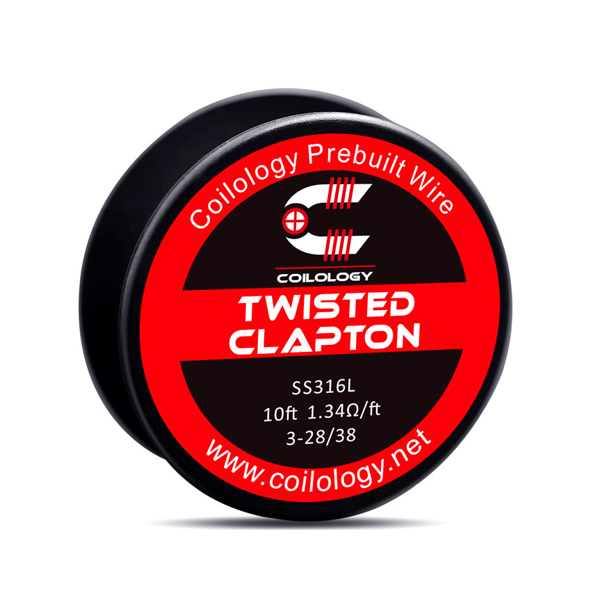 Coilology Prebuilt Wire - Twisted SS316L  /FT 3-28 -10FT
