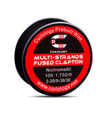 Coilology Prebuilt Wire - Multi-Strands Fused Clapton Nichrome80  /FT 2-28/9-38/36 - 10FT