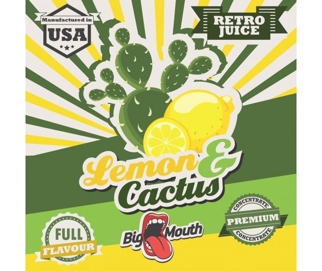 Big Mouth Retro Juice Aroma - Lemon & Cactus