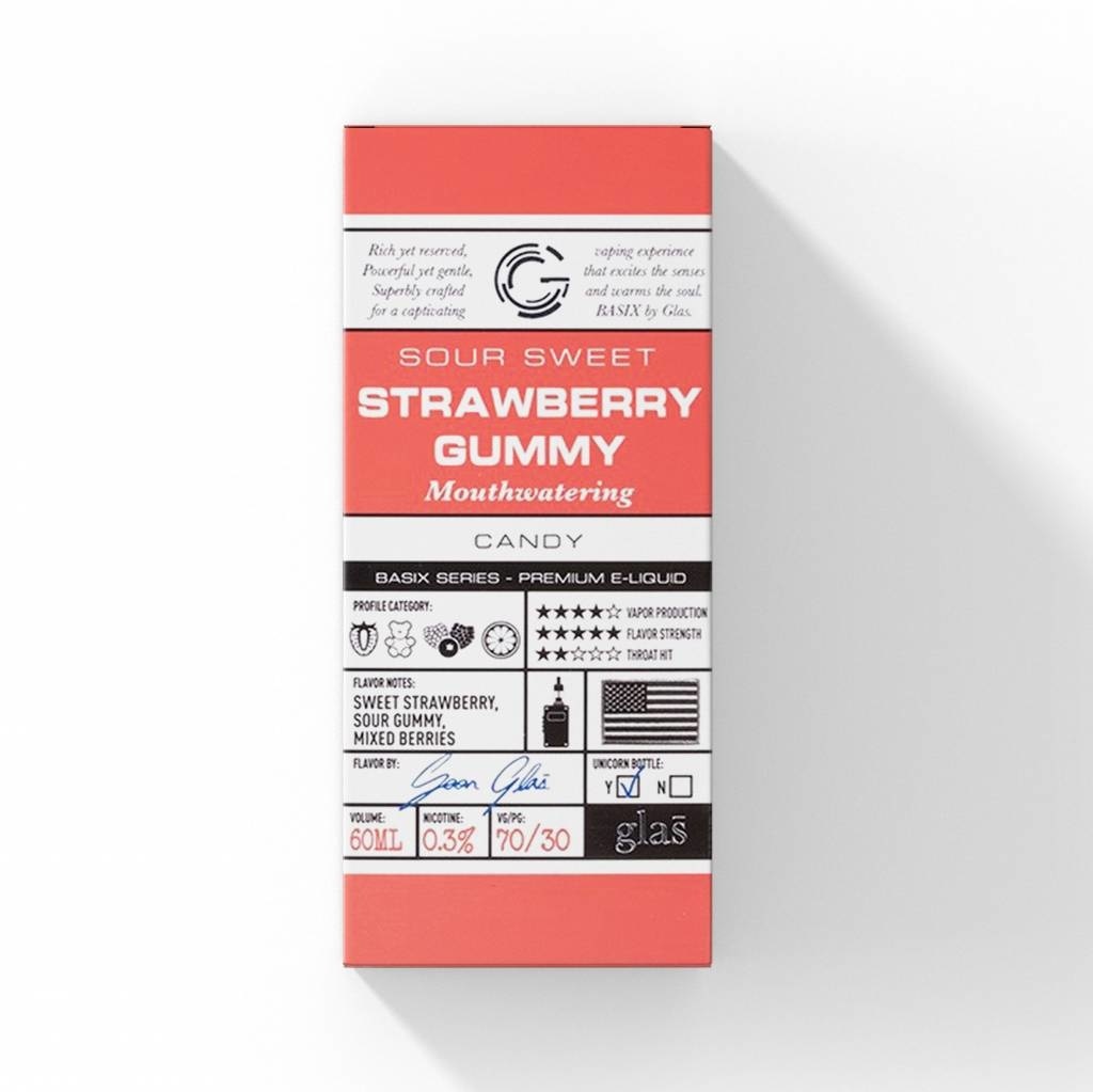 Glas Basix - Strawberry Gummy