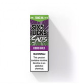 Six Licks  Salts - Liquid Gold