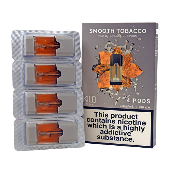 Kilo 1K - Smooth Tobacco Pods 4pcs