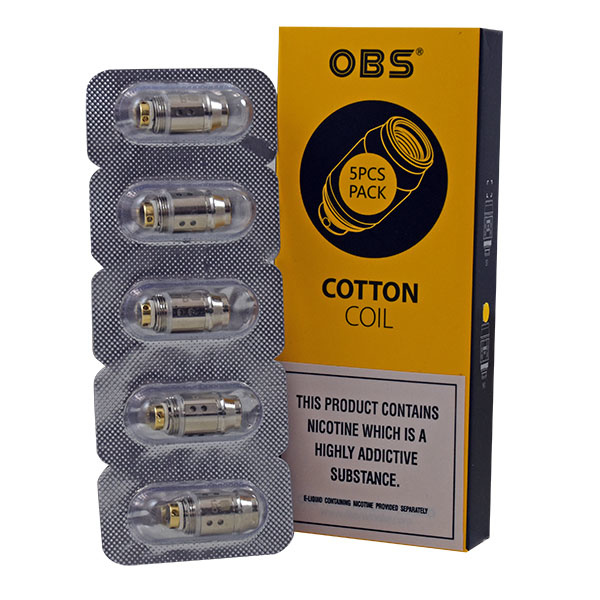 OBS Cube Cotton Coils - 5pcs