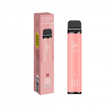 Pod Jetable ElfBar 1500 Cerise Citron Pêche 4,8ml