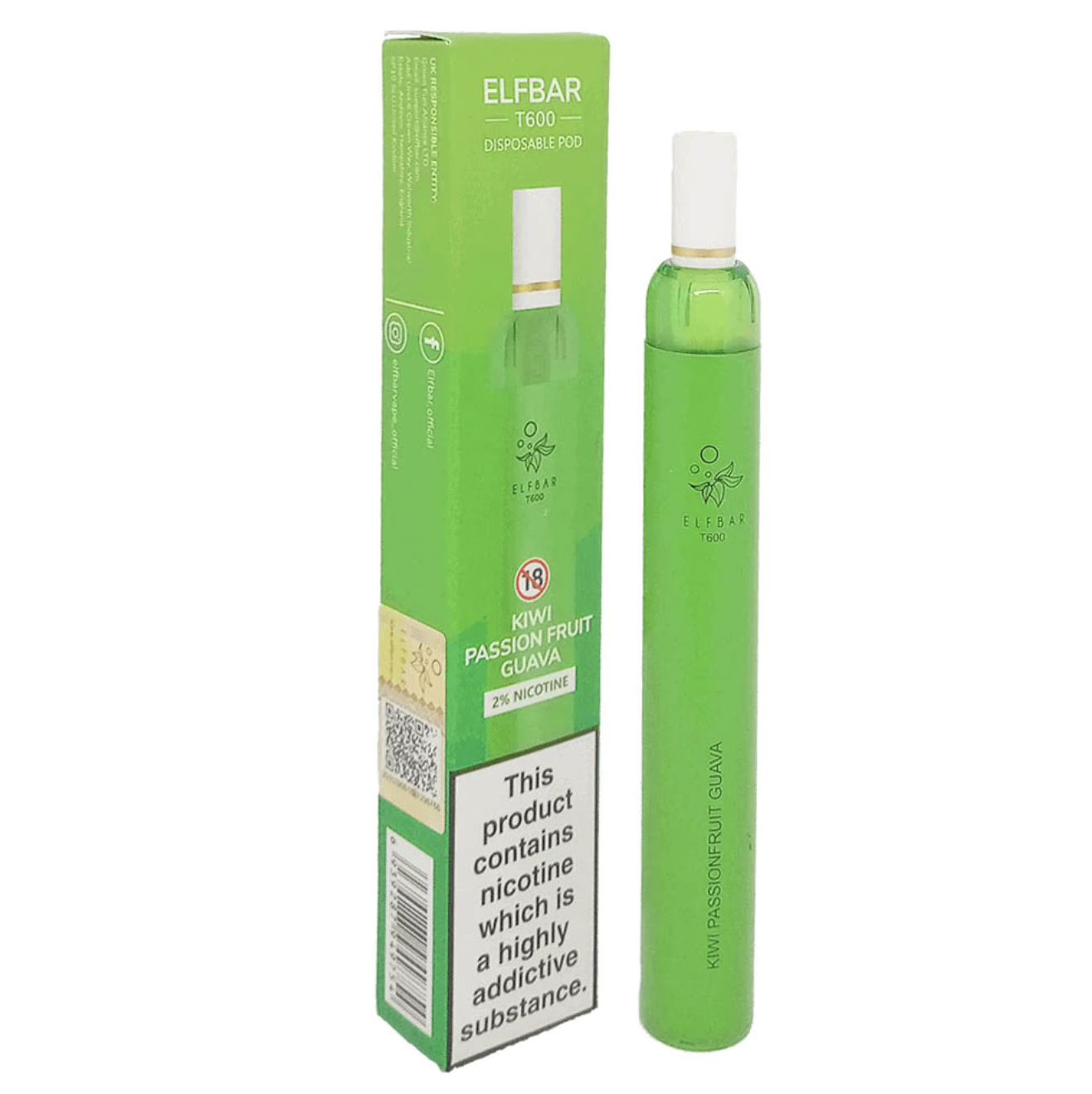 Elf Bar T600 Disposable Device - Kiwi Passionfruit Guava