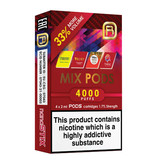 NanoStix Pods- Mixed Pods (Velvet Utopia Tobac) 4000puff - 4Pcs