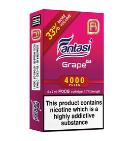Fantasi NanoStix Pods- Grape Ice 4000puff - 4Pcs