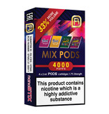 NanoStix Pods- Mix Pods (Fantasi Guava Lychee) 4000puff - 4Pcs