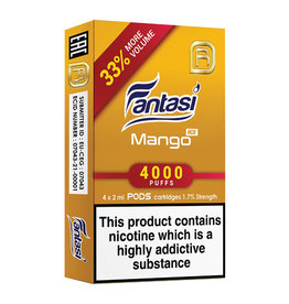 Fantasi NanoStix Pods- Mango Ice 4000puff - 4Pcs