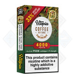 Utopia NanoStix Pods- Coffee 4000puff - 4pack