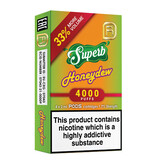 Superb NanoStix Pods- Honeydew 4000puff - 4Pcs