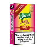 Superb NanoStix Pods- Bubblegum 4000puff - 4Pcs