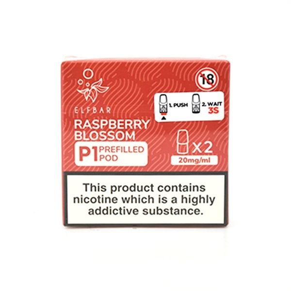 Elf Bar Mate500 P1 Pods - Raspberry Blossom - 2Pcs