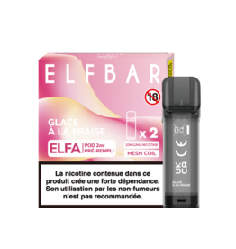 Elfa Pre-filled Pod - GLACE À LA FRAISE - 2Pcs