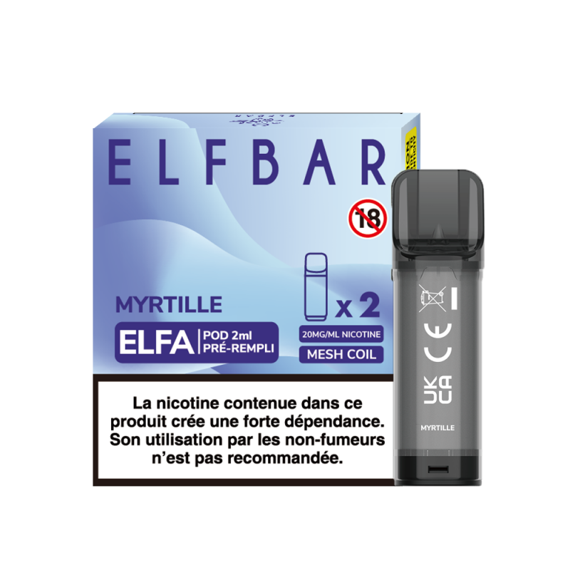 Elfa Pre-filled Pod - MYRTILLE - 2Pcs