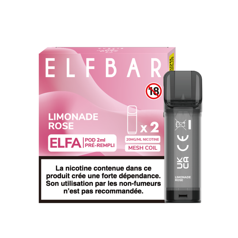 Elfa Pre-filled Pod -LIMONADE ROSE - 2Pcs