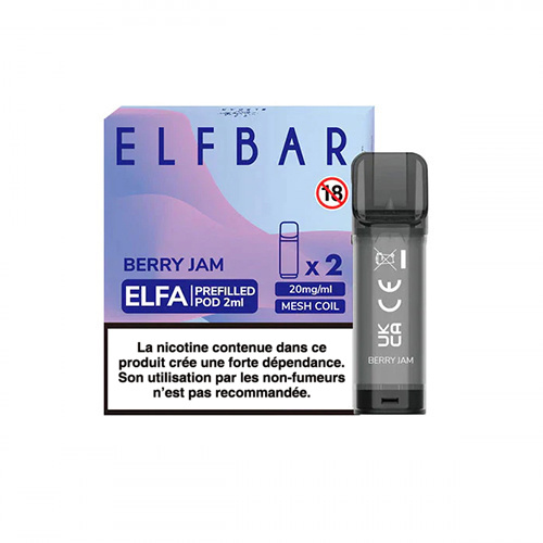 Elfa Pre-filled Pod - BERRY JAM - 2Pcs