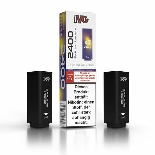 IVG 2400  Pods -  Blackcurrant Lemonade - 2 pcs