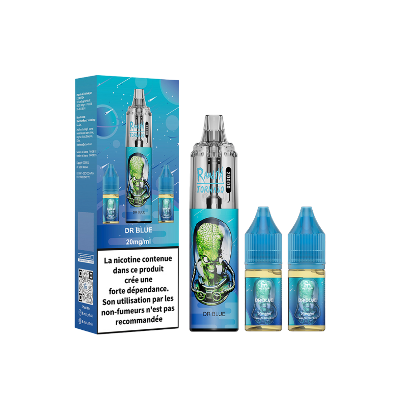 RANDM Tornado 20000 Puffs - Dr Blue - 2 x 10ml