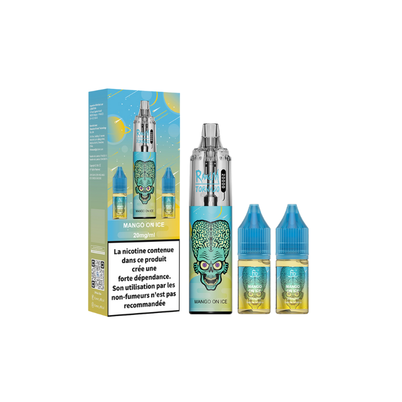 RANDM Tornado 20000 Puffs - Mango On Ice - 2 x 10ml