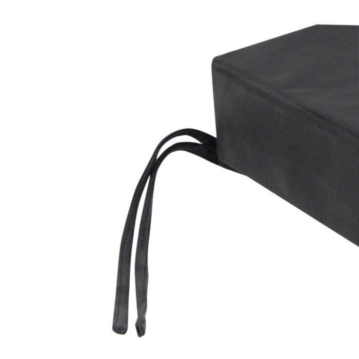 Rolstoelkussen (vinyl) met traagschuim 40,6 x 40,6 x 7,5cm