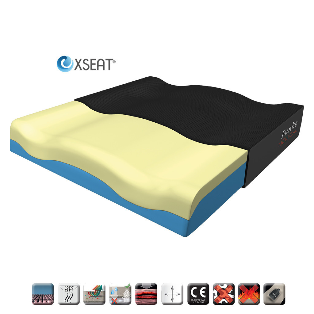 Rolstoelkussen XSeat 45 cm of 48 cm