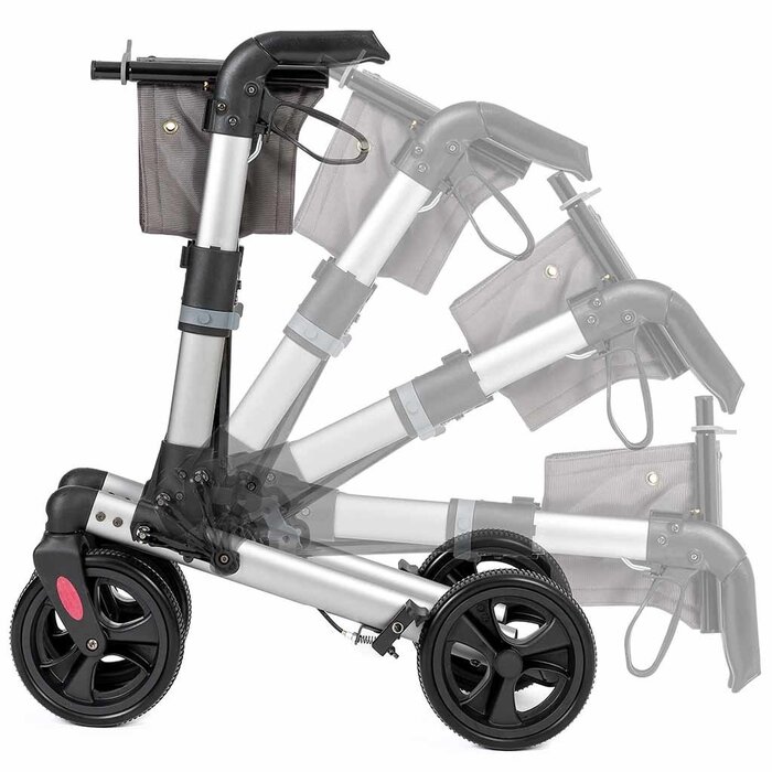 Wheelz Ahead Lichtgewicht rollator Track 4.0 (7,4 kg)