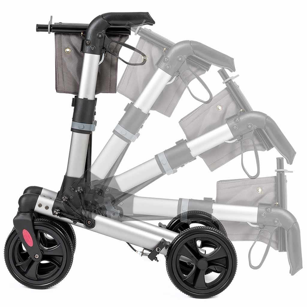 Wheelz Ahead Lichtgewicht rollator Track 4.0 (7,4 kg)
