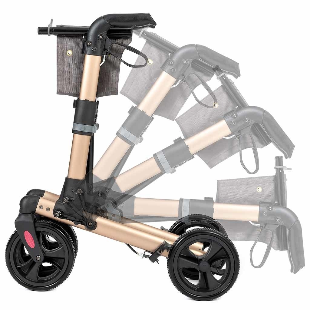 Wheelz Ahead Lichtgewicht rollator Track 4.0 (7,4 kg)