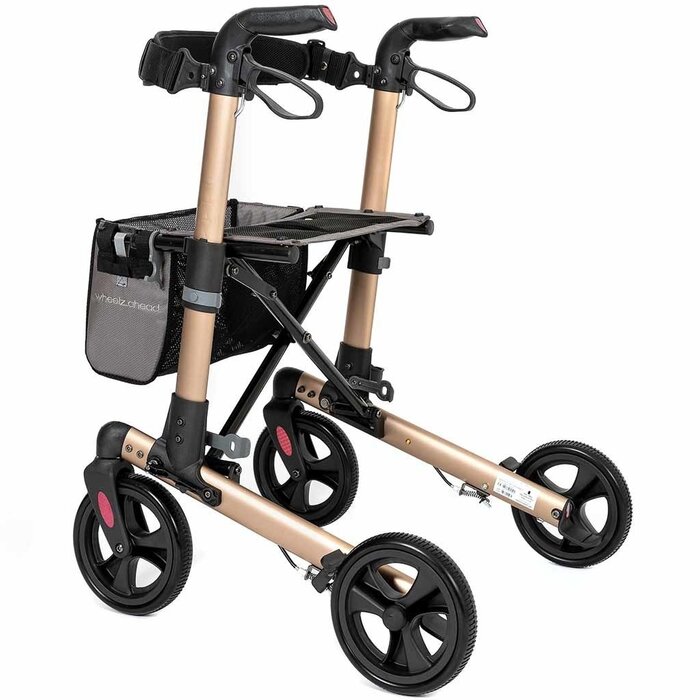 Wheelz Ahead Lichtgewicht rollator Track 4.0 (7,4 kg)