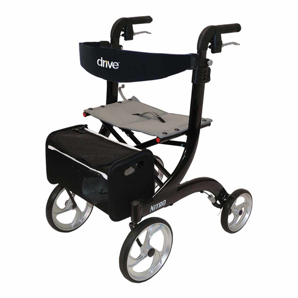Drive Lichtgewicht Rollator Nitro Zwart (7 kg)
