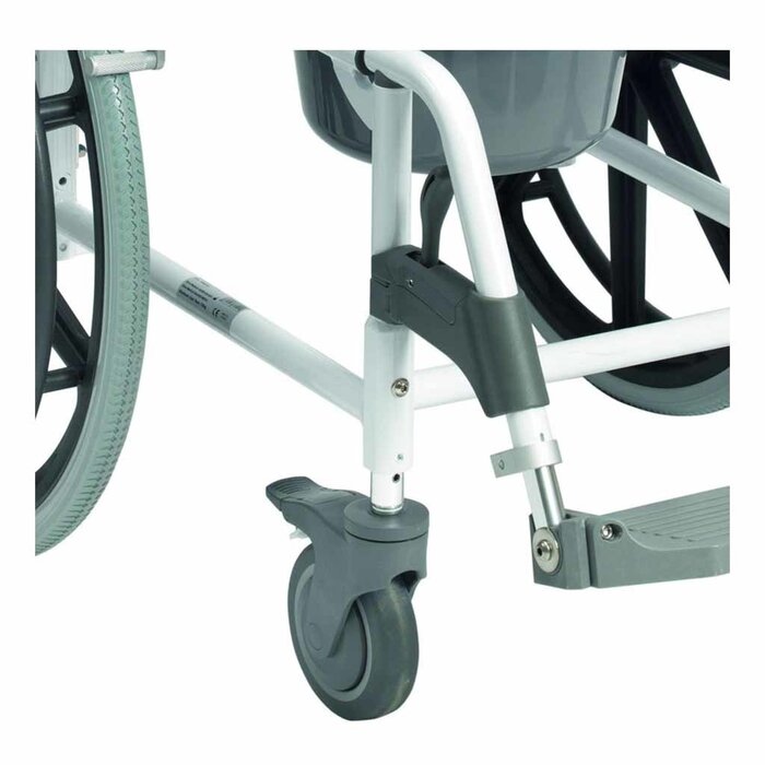 Drive Verrijdbare Toiletstoel / Douchestoel Aston met 24" wielen