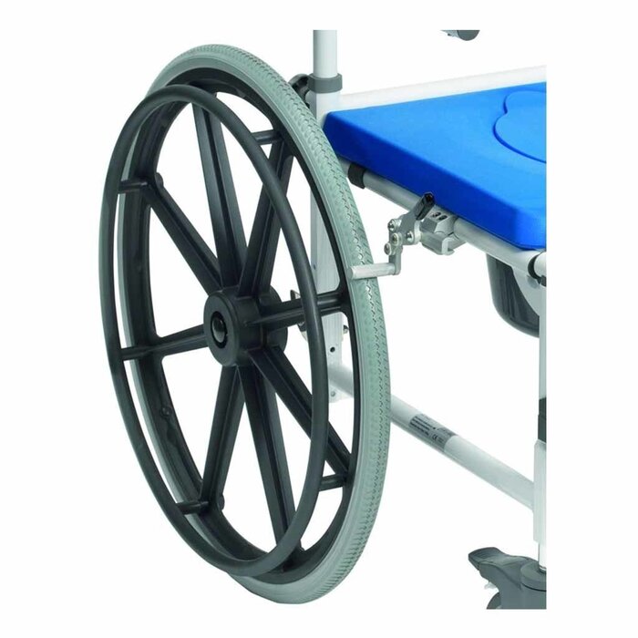 Drive Verrijdbare Toiletstoel / Douchestoel Aston met 24" wielen