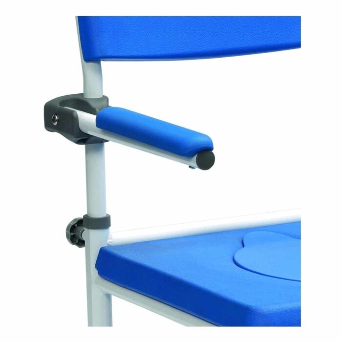 Drive Verrijdbare Toiletstoel / Douchestoel Aston met 5" wielen