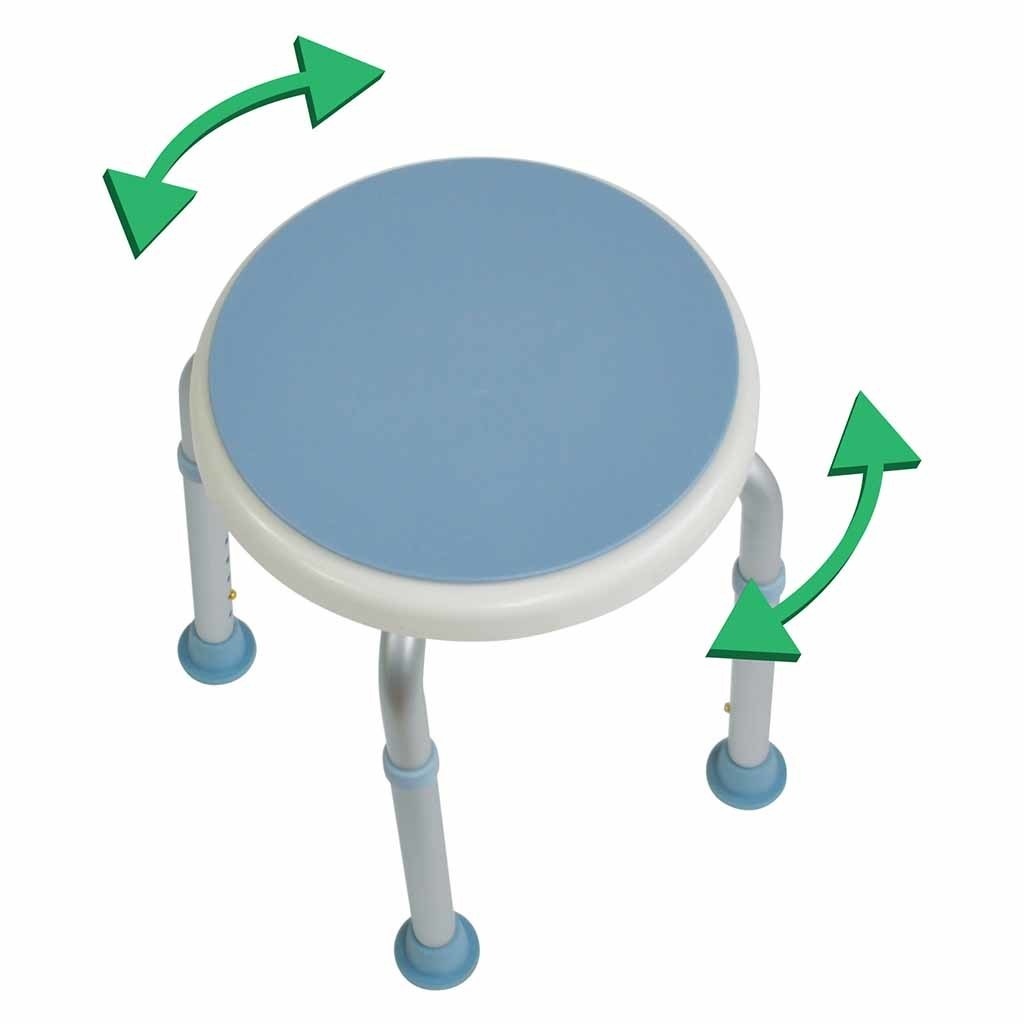 Douchekruk met draaibare zitting