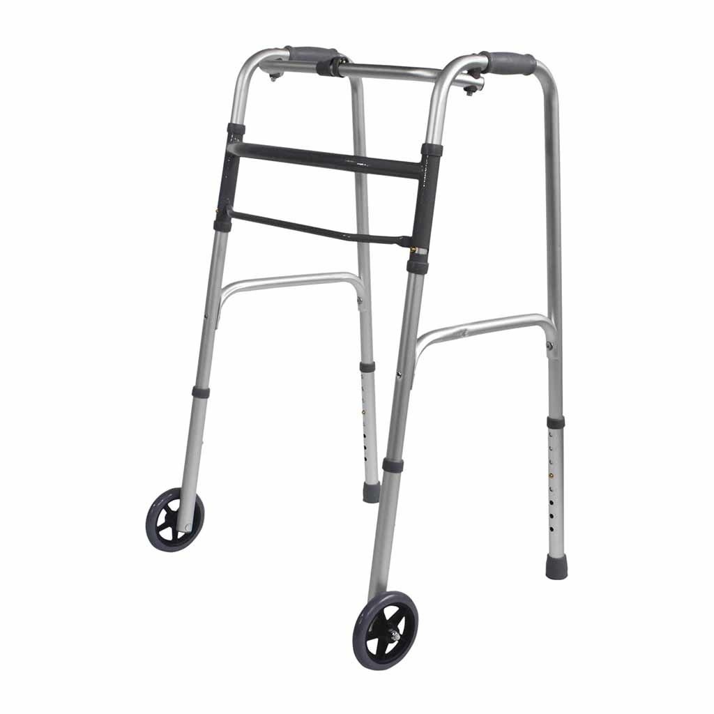 Looprek met wielen opvouwbaar