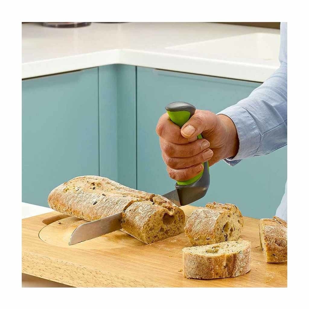 Broodmes met gehoekt handvat