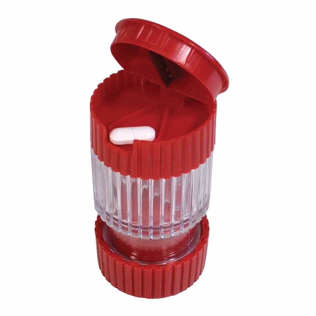 3-in-1 Pillenopbergdoos, vergruizer en snijder