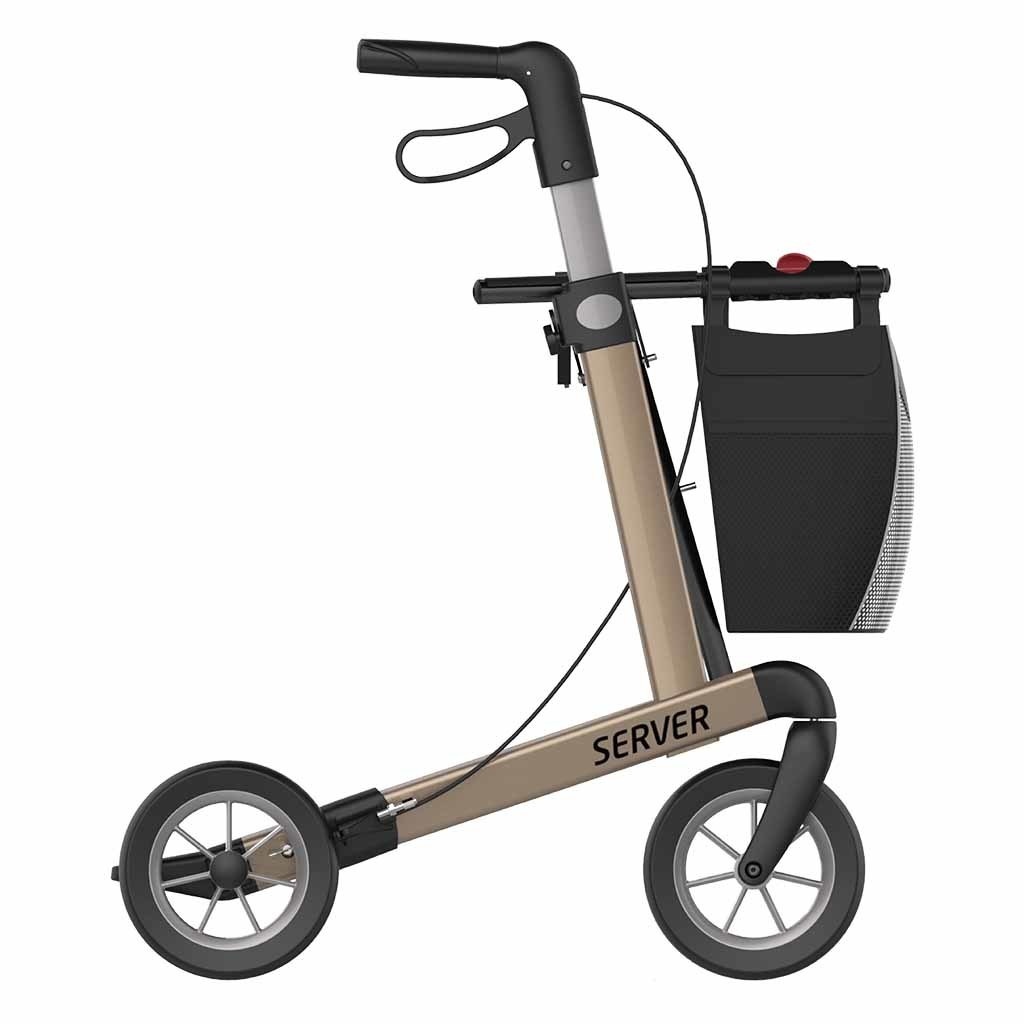 Rehasense Lichtgewicht rollator Server Comfort met SOFT wielen (7 kg)