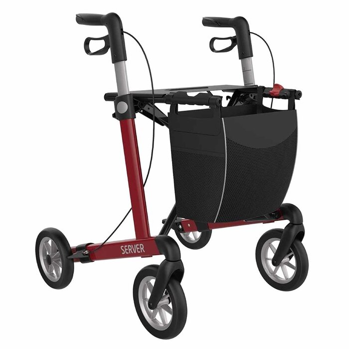 Rehasense Lichtgewicht rollator Server Comfort met SOFT wielen (7 kg)