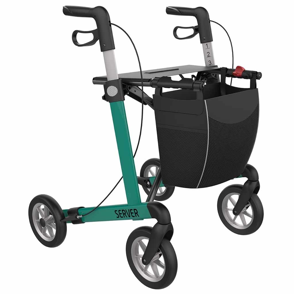Rehasense Lichtgewicht rollator Server Comfort met SOFT wielen (7 kg)