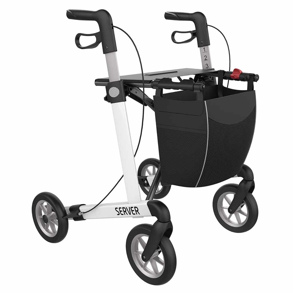 Rehasense Lichtgewicht rollator Server Comfort met SOFT wielen (7 kg)