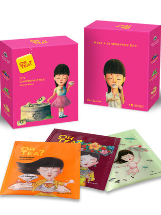 Or tea? Combo box caffeine-free thee